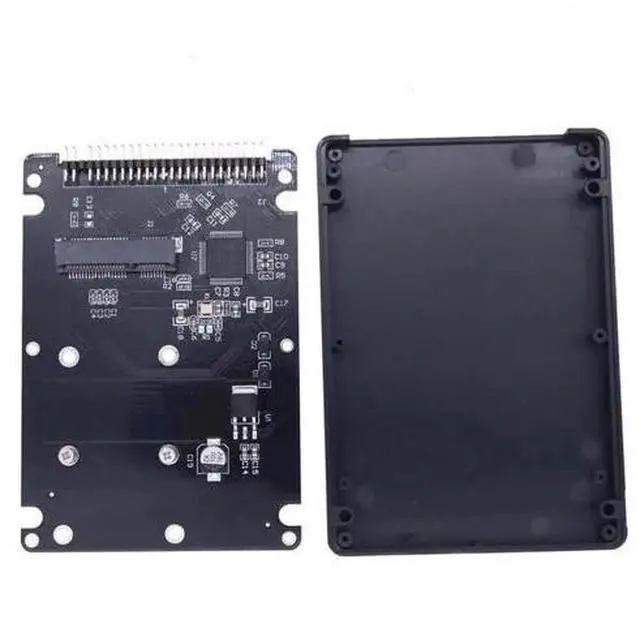 Main image of M.2 NGFF/mSATA to 2.5-inch IDE 44Pin SSD Adapter, Mini PCI-E Solid State Drive External Converter for Desktop & Laptop PC