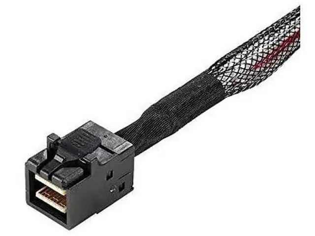 Alt view image 4 of 6 - 50CM Internal HD Mini SAS Cable SFF-8643 to U.2 SFF-8639, 12Gbps NVMe SSD Server Storage Cable with SATA Power