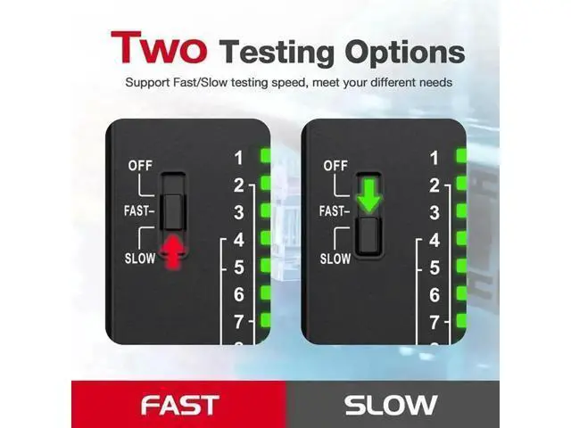 Alt view image 4 of 4 - HABOTEST HT812A Network & Telephone Cable Tester