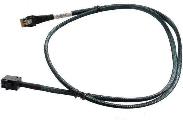 Main image of 80cm SlimSAS 4X to Mini SAS HD 4X Cable, SFF-8654 38Pin to SFF-8643 36Pin, 24Gbps SAS / 8GT/s PCIe SAS3.0 Server Storage Cable