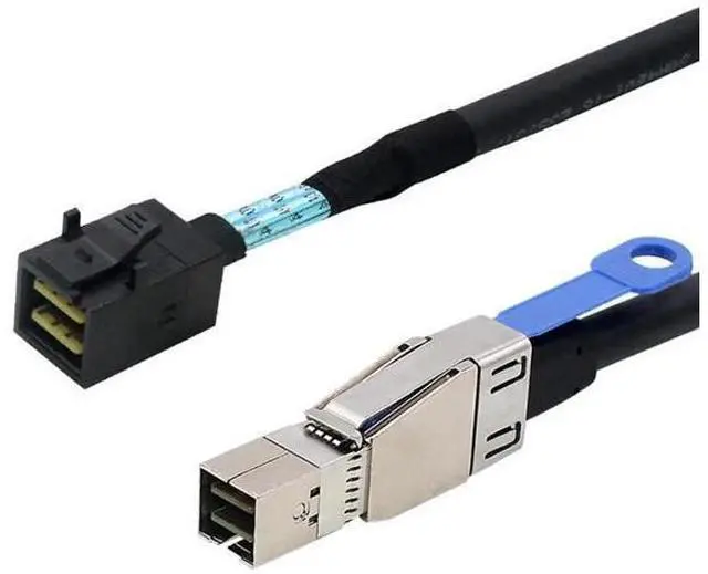 Main image of 1M 3.3FT External SFF-8644 to Internal SFF-8643 Mini SAS HD Interconnect Cable, 12Gbps Server RAID Storage Data Cable