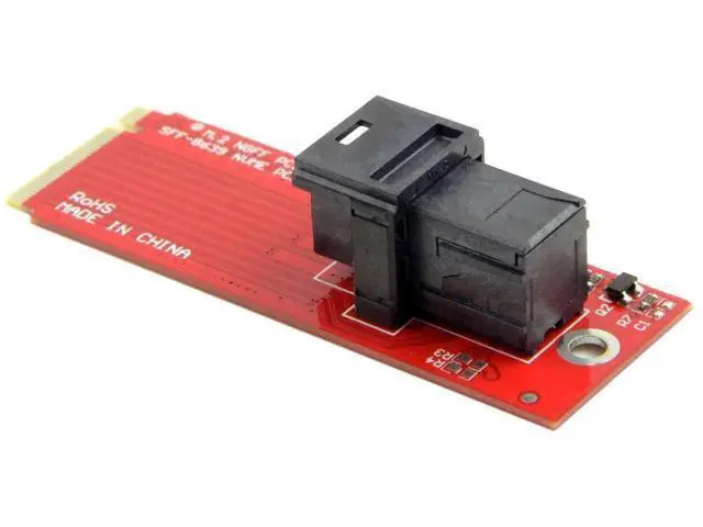 Alt view image 4 of 6 - SFF-8643 to U.2 SFF-8639 NVMe Cable Kit with SFF-8643 to NGFF M-Key Adapter, Motherboard Storage Expansion Set Compatible with Intel SSD 750 / P3600 / P3700 Enterprise SSD