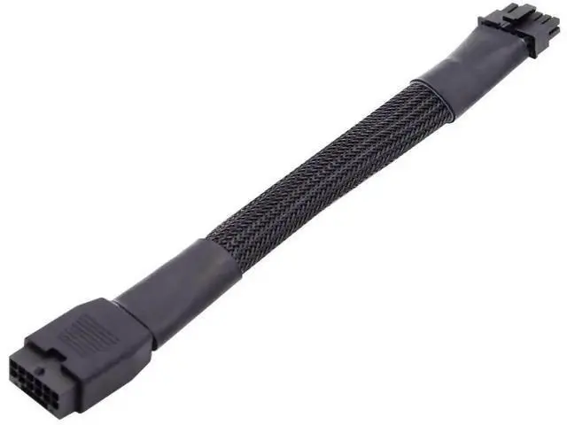 Alt view image 5 of 5 - 17cm 12VHPWR Male to Female Extension Cable, ATX3.0 PCIe5.0 16Pin(12+4) GPU Power Cord