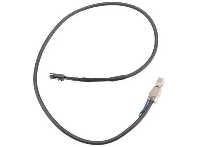 Alt view image 2 of 4 - 1M 3.33FT External SFF-8644 Mini SAS HD to Internal SFF-8087 36Pin Adapter Cable, 12Gbps SAS 3 Server RAID Hard Drive Interconnect Cable