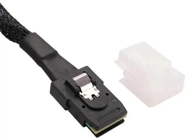 Alt view image 3 of 4 - 1M 3.33FT External SFF-8644 Mini SAS HD to Internal SFF-8087 36Pin Adapter Cable, 12Gbps SAS 3 Server RAID Hard Drive Interconnect Cable