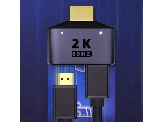 Alt view image 3 of 3 - 5-Pack HDMI Splitter 1 in 2 Out, 2K 1x2 Ports Powered Splitter, Full Ultra HD 1080P 3D Support for TV Monitor Projector