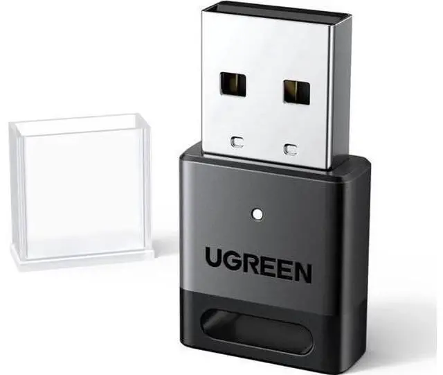 Main image of UGREEN USB Bluetooth 5.4 Adapter for PC, Bluetooth Dongle Receiver Transmitter EDR & BLE, Plug & Play for Windows 11/10/8.1, Wireless Connect Keyboard, Mouse, Headphones, Speakers, Printers for Deskto