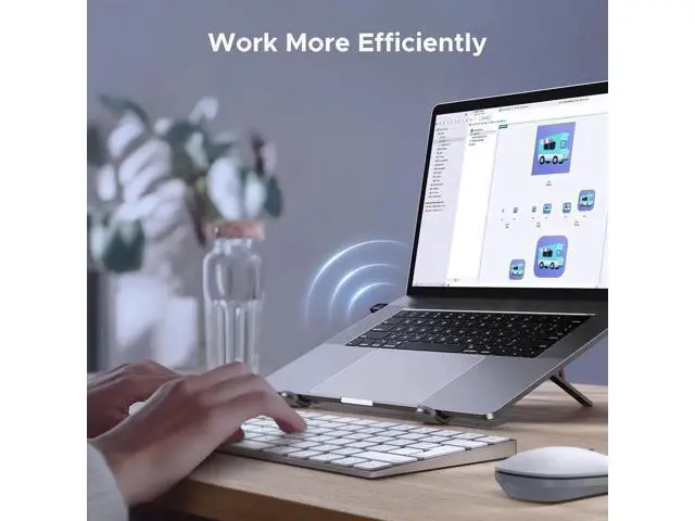 Alt view image 4 of 6 - UGREEN USB Bluetooth 5.4 Adapter for PC, Bluetooth Dongle Receiver Transmitter EDR & BLE, Plug & Play for Windows 11/10/8.1, Wireless Connect Keyboard, Mouse, Headphones, Speakers, Printers for Deskto