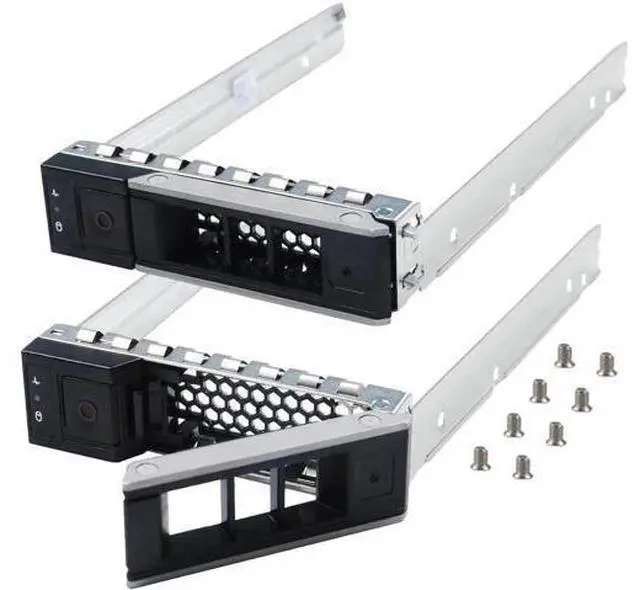 Main image of 2 Pack 3.5" LFF Hard Drive Tray Caddy X7K8W Hot Swap SAS SATA SSD HDD Carrier Compatible with Dell PowerEdge 14G 15G 16G R440 R540 R640 R740 R7415 R450 R550 R650 R750 R660 R6615 R760 R7615 R7625 Serve