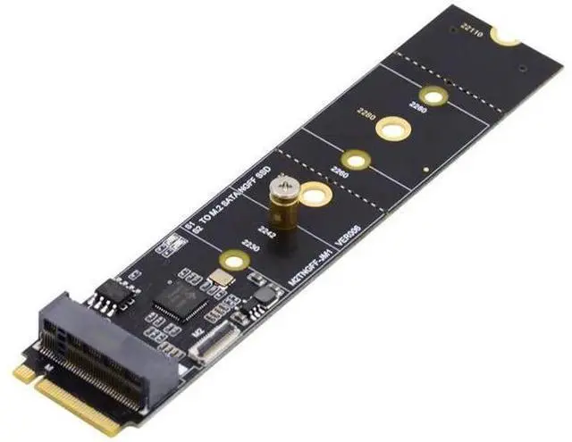 Main image of JMB582 Chip M.2 SATA B+M Key to NVMe M-Key Converter Adapter Card, NGFF SSD Expansion Board Support 2230 2242 2260 2280 22110 M.2 Solid State Drives for Motherboard Storage Upgrade