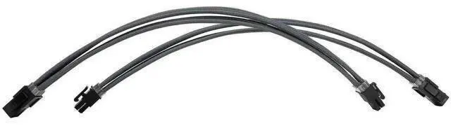 Alt view image 4 of 6 - Grey Braided PSU Extension Cable Kit, 18AWG ATX 24Pin + EPS 8Pin + PCIe 8Pin Cables with Cable Combs