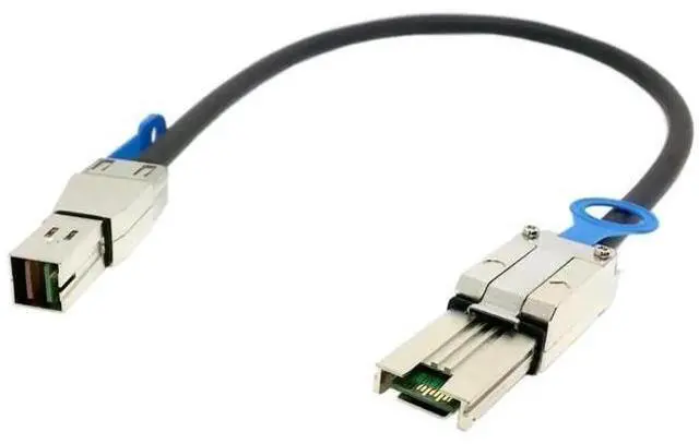 Alt view image 5 of 6 - 0.5M Mini SAS Server RAID Cable, SFF-8088 to SFF-8644 High Density HD External Storage Data Cable