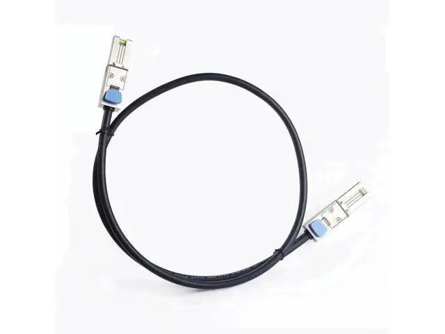 Alt view image 3 of 5 - 1M External Mini SAS Cable, SFF-8088 26Pin Male to SFF-8088 26Pin Male Multilane RAID Storage Cable for Server JBOD Data Center