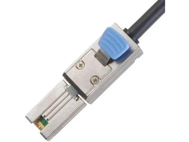 Alt view image 5 of 5 - 1M External Mini SAS Cable, SFF-8088 26Pin Male to SFF-8088 26Pin Male Multilane RAID Storage Cable for Server JBOD Data Center