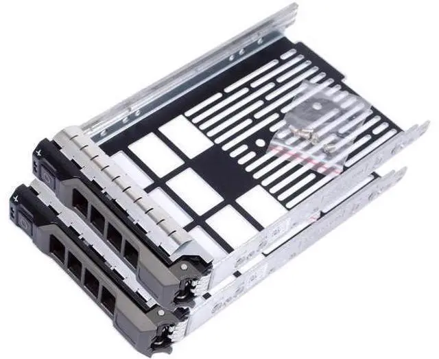 Main image of 2 Pack 3.5 Inch Hard Drive Tray Caddy F238F 0F238F SAS SATA HDD SSD Carrier Compatible with Dell PowerEdge T330 T430 T630 R230 R330 R430 R530 R630 R730 R730XD R930 Rack Tower Server