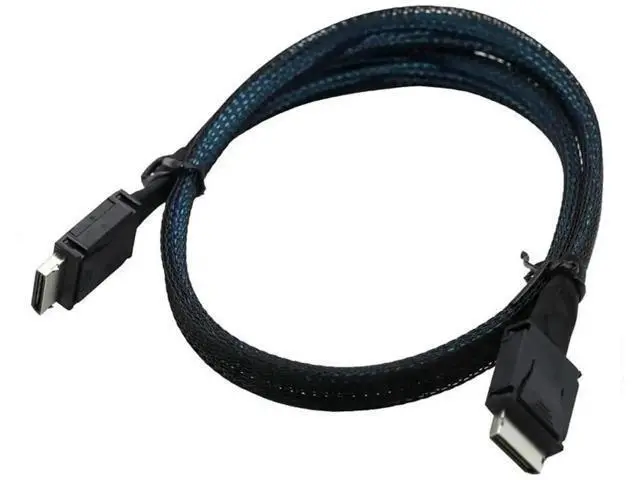 Alt view image 4 of 4 - 1M OCuLink SFF-8611 4i to SFF-8611 4i PCIe Extension Cable, High-Speed Server Storage Data Transfer Cable for Workstation & Data Center