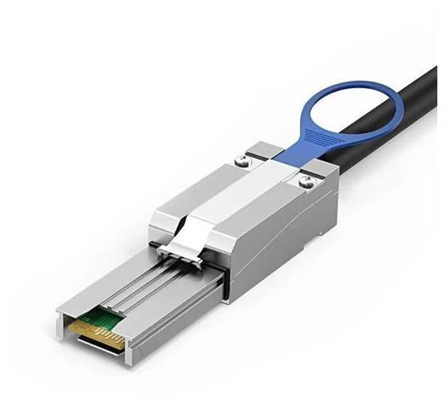 Alt view image 3 of 6 - 2M External Mini SAS Cable, SFF-8088 26Pin Male to SFF-8088 26Pin Male High-Speed Enterprise Storage Cable