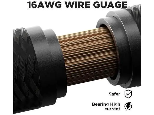Alt view image 3 of 5 - 30cm Black Sleeved ATX PSU Extension Cable Kit with Cable Combs, 24Pin+2×EPS 8Pin(4+4)+2×PCIe 8Pin(6+2)