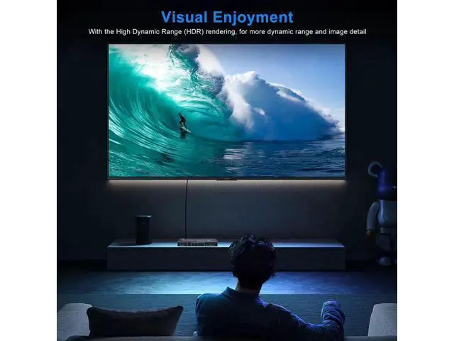 Alt view image 3 of 7 - 5 in 1 Out HDMI 2.1 Switch, 8K@60Hz 4K@120Hz 48Gbps HDMI Switcher Selector Box with IR Remote Control, Supports HDR HDCP2.3 Auto Switching, Compatible with PS5 PS4 PS3 Xbox Nintendo Switch Roku TV Fir