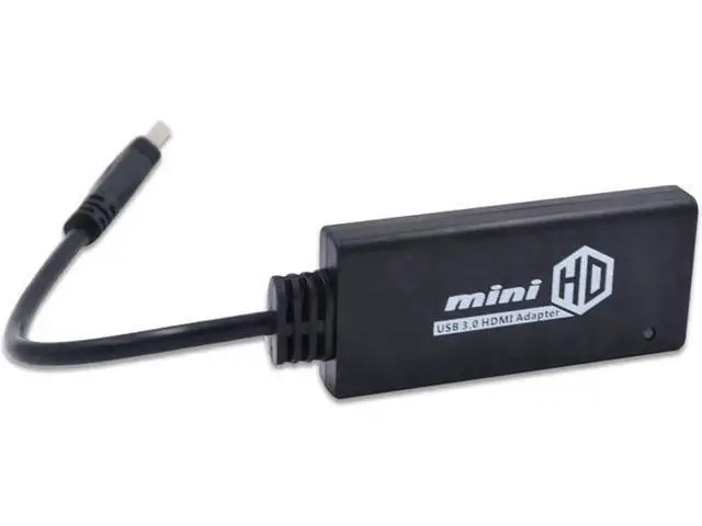 Alt view image 3 of 6 - USB 3.0 to HDMI Adapter, 1080P HD Audio Video Converter Cable for Multi-Monitor Setup, Compatible with Windows 7/8/8.1/10, Not Support Vista & Linux