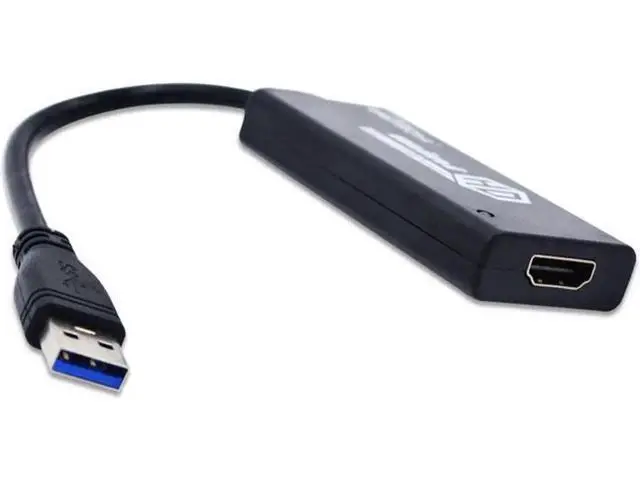 Alt view image 4 of 6 - USB 3.0 to HDMI Adapter, 1080P HD Audio Video Converter Cable for Multi-Monitor Setup, Compatible with Windows 7/8/8.1/10, Not Support Vista & Linux