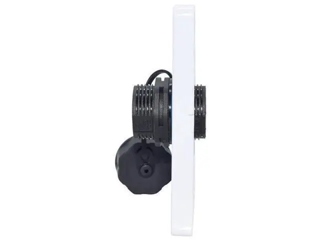 Alt view image 7 of 7 - 2 Pack Panel Mount Waterproof Shielded RJ45 Female to Female Coupler with Dust Caps, Pure Copper Outdoor LAN Cable Extension Connector Compatible with Cat5 Cat6 Cat6A Cat7 Ethernet Cables
