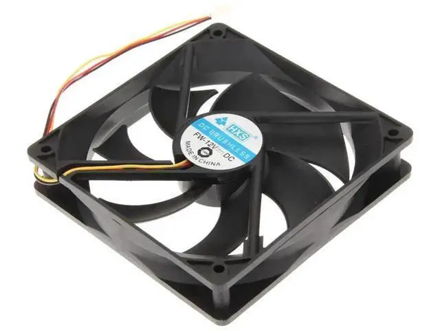 Alt view image 4 of 6 - 120mm PC Case Cooling Fan, DC 12V 3-Pin, 1300RPM Chassis Radiator Fan for Desktop CPU & System Cooling