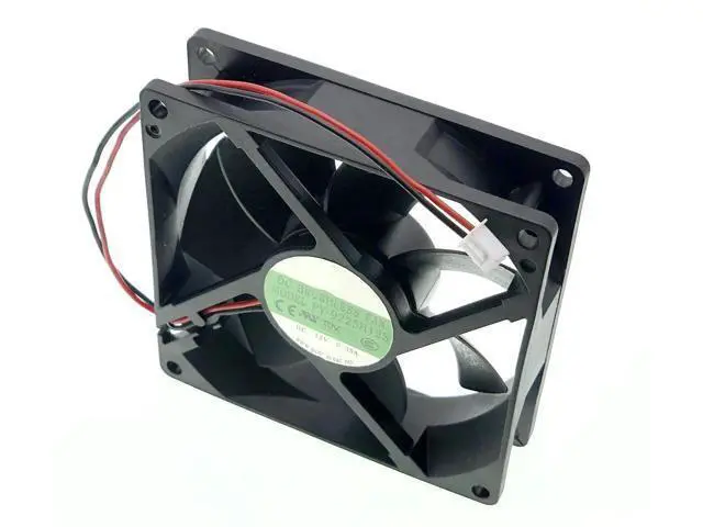 Alt view image 3 of 7 - Replacement 9025 Brushless Cooling Fan PY-9225H12S, DC 12V 0.35A, 90×90×25mm 2-Pin 2-Wire Fan
