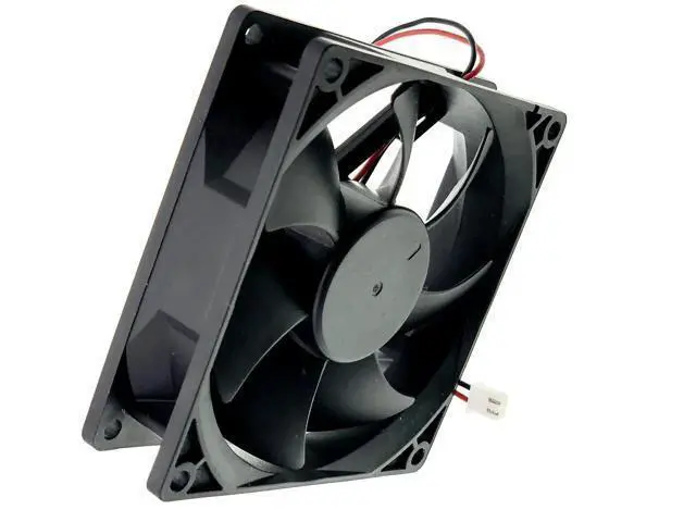 Alt view image 6 of 7 - Replacement 9025 Brushless Cooling Fan PY-9225H12S, DC 12V 0.35A, 90×90×25mm 2-Pin 2-Wire Fan