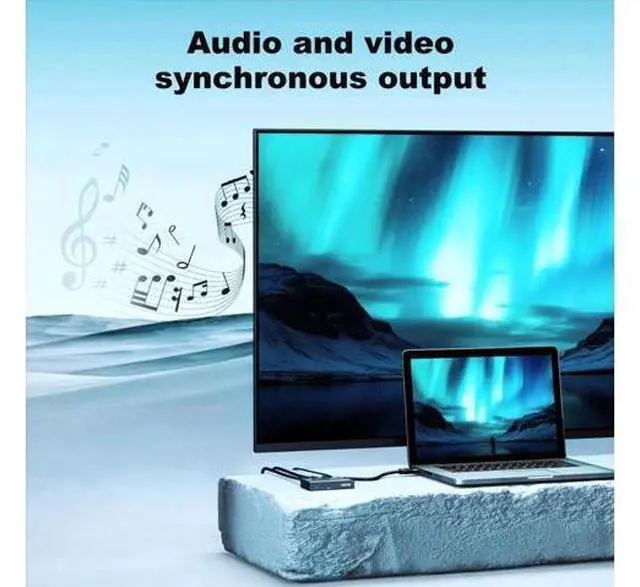 Alt view image 5 of 7 - MT-VIKI 1 in 2 Out HDMI Splitter, HDMI 2.0b 18Gbps 4K@60Hz Video Distributor Supports RGB 4:4:4 & HDCP2.2, Compatible with PS4, Fire Stick, HDTV
