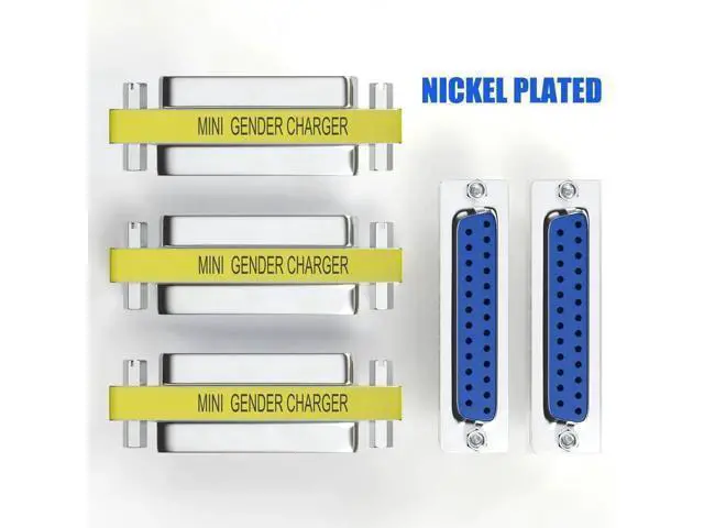 Alt view image 4 of 6 - 6 Pack DB25 Female to Female RS232 Serial Coupler, D-SUB 25Pin Gender Changer Extender Adapter for Industrial Serial Controllers, POS, Testing Equipment