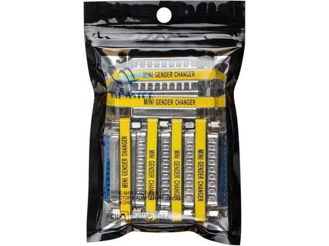 Alt view image 6 of 6 - 6 Pack DB25 Female to Female RS232 Serial Coupler, D-SUB 25Pin Gender Changer Extender Adapter for Industrial Serial Controllers, POS, Testing Equipment