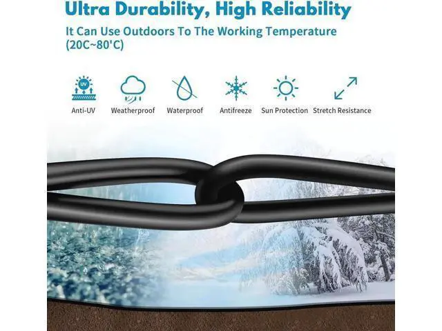 Alt view image 2 of 4 - Cat 8 Ethernet Cable 30ft, Heavy Duty 26AWG 40Gbps 2000Mhz Shielded LAN Cable, Gold Plated RJ45 Patch Cord, Indoor Outdoor In-Wall Network Cable for Routers, Modems, Gaming Consoles, PCs, Servers