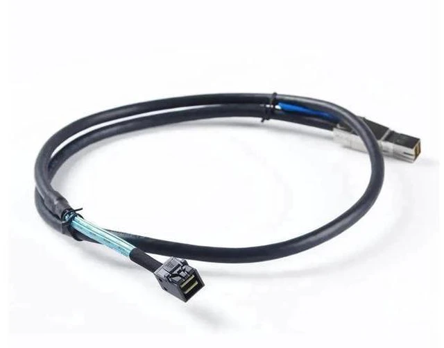 Alt view image 5 of 6 - 1m/3.3FT External Mini SAS HD Cable SFF-8644 Male to SFF-8643 Male, High Speed Data Transmission Cord for Server RAID Controller Storage Array Connection