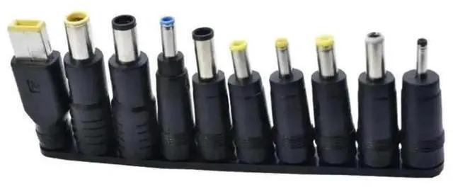 Main image of 10 Pack Universal DC 5.5×2.1mm Power Plug Kit, Male & Female DC Jack Connectors for Laptop Power Adapters & Equipment Power Wiring