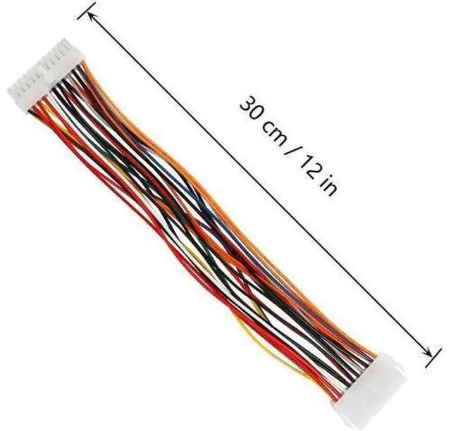 Alt view image 4 of 6 - 30cm ATX 20 Pin to 24 Pin PSU Adapter Cable, PC Motherboard Power Conversion Cord