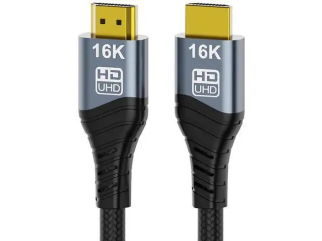 Main image of 200cm HDMI 2.2 Type A Male to Male Cable, 96Gbps High Speed Cord Supports 16K 8K 4K UHD for Laptop Desktop HDTV Monitor
