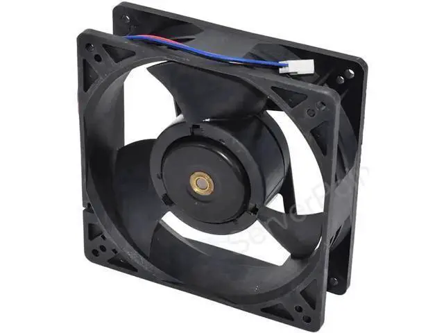 Alt view image 4 of 4 - EFB1324SHE DC 24V 1.38A 3-Wire Server Cooling Fan, 127x127x38mm High Airflow Ball Bearing Axial Fan for Server, Industrial Inverter, Cabinet Equipment