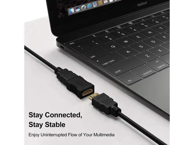 Alt view image 7 of 7 - 10 Pack HDMI 2.1 Female to Female Coupler, Supports 8K@60Hz 4K@120Hz HDR ARC HDCP HDMI Extension Connector for DVD Blu-ray TV Laptop PC Monitor