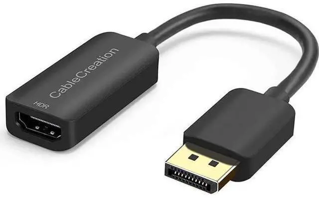 Main image of CableCreation Active DisplayPort 1.4 Male to HDMI 2.0 Female Adapter, Gold-Plated DP to HDMI Converter Supports HDR 4K@60Hz, 2K@144Hz, 1080P@144Hz, AMD Eyefinity Multi-Display