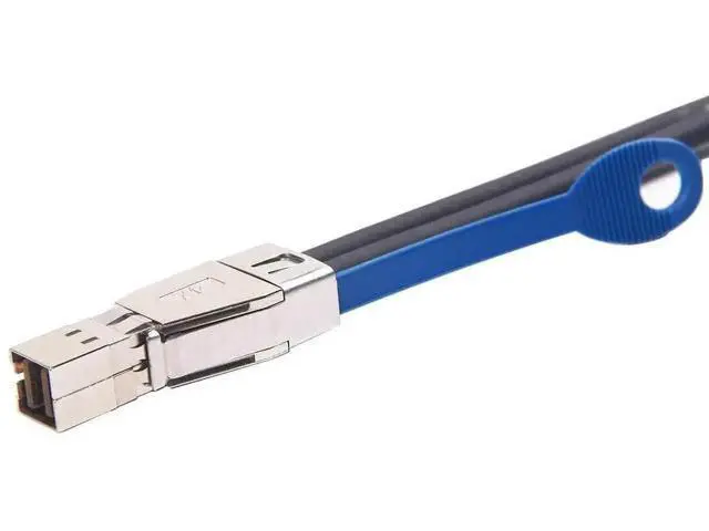 Alt view image 2 of 7 - 1.5M/4.9FT 100-Ohm 12G Mini SAS HD Cable, SFF-8644 Male to Male Interconnect Cable for NVMe Enclosure, SAN & JBOD Storage Array