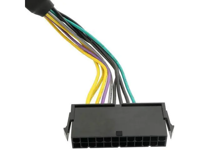 Alt view image 3 of 5 - 2PCS 11 Inch 18AWG ATX 24Pin to 8Pin PSU Power Adapter Cable for Motherboard Connection