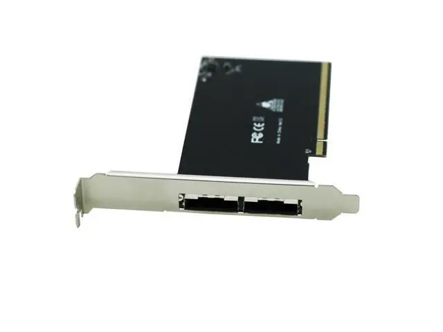 Alt view image 3 of 3 - Sintech PCIe 4.0 16x to Dual SFF-8654 Slimline SAS,PCI-e Bifurcation x16 to x8x8 Split SFF-8654 Slimline SAS Adapter Card