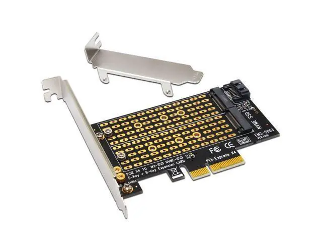 Alt view image 4 of 7 - Weastlinks PCI Express PCIE to M2 Adapter NVME SATA M.2 SSD PCIE Adapter NVME/SATA M2 PCI E Adapter SSD M2 to SATA PCI-E Card M Key + B Key