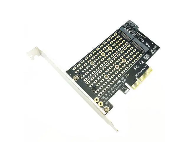 Alt view image 7 of 7 - Weastlinks PCI Express PCIE to M2 Adapter NVME SATA M.2 SSD PCIE Adapter NVME/SATA M2 PCI E Adapter SSD M2 to SATA PCI-E Card M Key + B Key