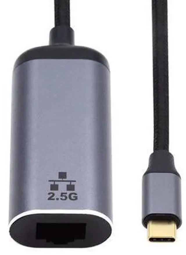 Main image of CY USB C to 2.5Gbps Ethernet Adapter,USB 3.1 Type C to RJ45 2500Mbps GBE Gigabit Ethernet Network LAN Cable Adapter for Laptop