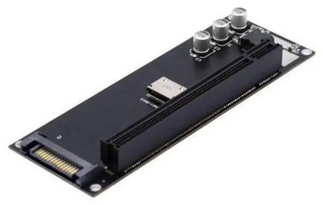 Main image of Oculink SFF-8611/8612 to PCI-E 4.0 16X PCI Express Expansion Card Adapter with Extra SATA Power for External Graphics Card & SSD