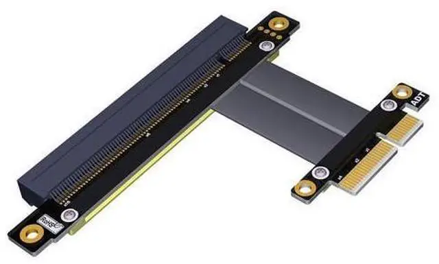Main image of PCI Express PCIe 3.0 x4 to x16 Extension Cable 32G/BPS PCI-E 4X 16x GTX1080Ti Graphics SSD RAID Card Extender Conversion Cable (10CM)