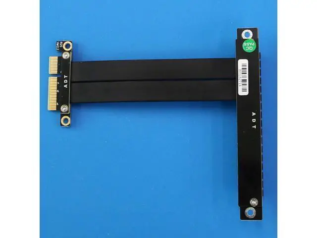Alt view image 5 of 5 - PCI Express PCIe 3.0 x4 to x16 Extension Cable 32G/BPS PCI-E 4X 16x GTX1080Ti Graphics SSD RAID Card Extender Conversion Cable (10CM)