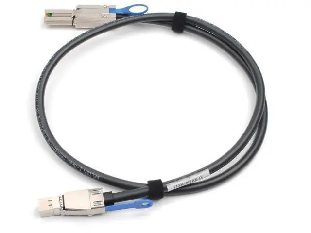 Alt view image 3 of 5 - 1M 3.3FT External SFF-8644 to SFF-8088 Hybrid Mini SAS HD Cable, 6Gbps SAS 2.0 Interconnect Wire for Server RAID JBOD Data Center Storage